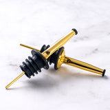 SOING STAINLESS STEEL GOLDEN WINE POURER WITH CAP GOLD