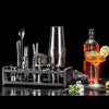 Soing Boston Bartender Kit with Stylish Bamboo Stand (Black)