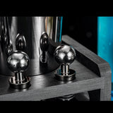 Soing Boston Bartender Kit with Stylish Bamboo Stand (Black)