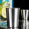 Soing Boston Bartender Kit with Stylish Bamboo Stand (Silver)